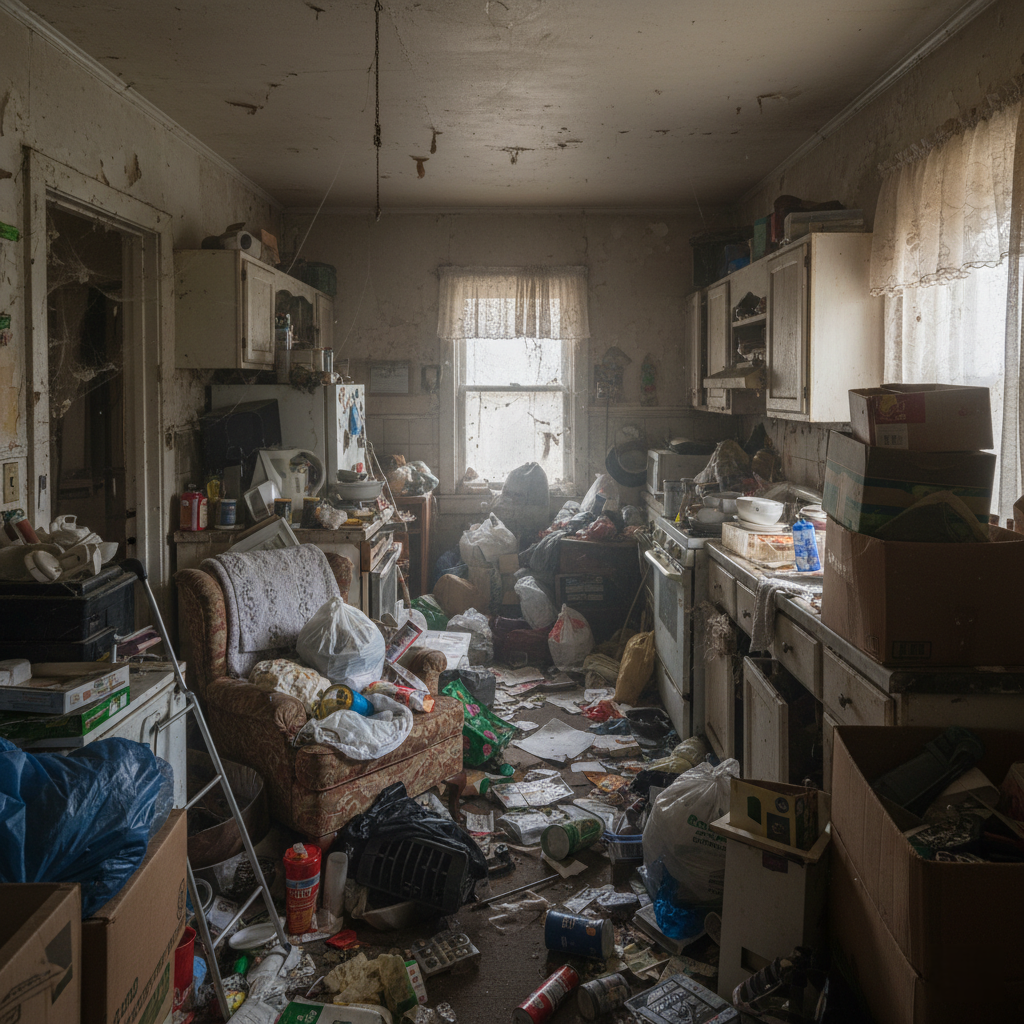 ゴミ屋敷かたづけ